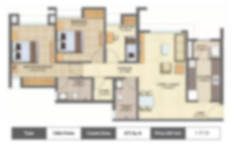 3 BHK Floor Plan